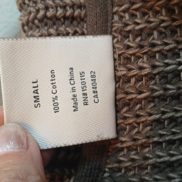 Varley Dakota Cotton Knit Sweater Wren Size Small - Picture 4 of 7
